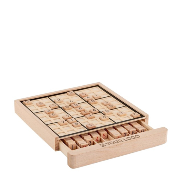 Sudokuspel op hout