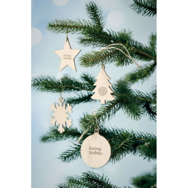 Kerstster hanger