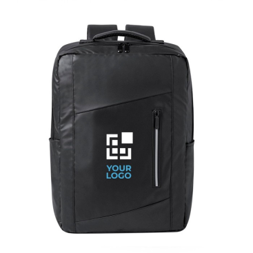 Laptoprugzak van kunstleer met 15'' trolleyhouder