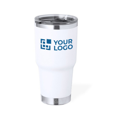 Dubbelwandige RVS beker met 600 ml dispenser