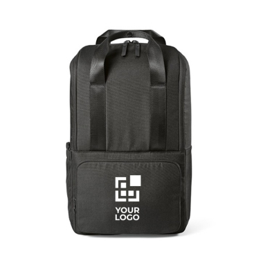 Polyester gerecyclede rugzak met laptopvak 18L