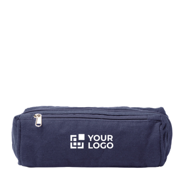 Toilettas van gerecycled katoen met buitenvak 300 g/m²