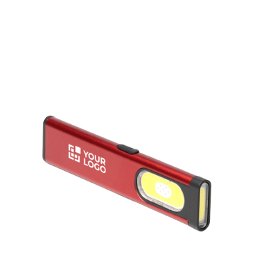 Ultraplatte dubbele zaklamp met magneet en clip, 3 standen