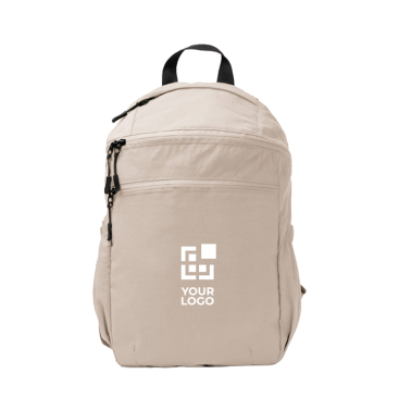 Nylon rugzak met zijvakken voor flessen 10''