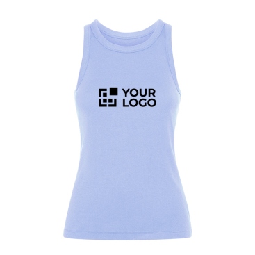 Dames tanktop in ribbreisel 270 g/m² Roly Direct Dribe