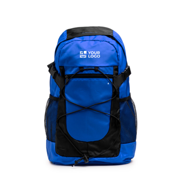 Sportieve nylon rugzak met zijvakken van mesh