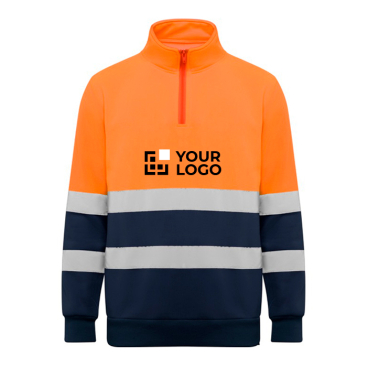 Sweater met hoge zichtbaarheid van fleece 280 g/m² Roly Spica 