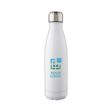 Roestvrijstalen fles met zilveren schroefdop, 650 ml