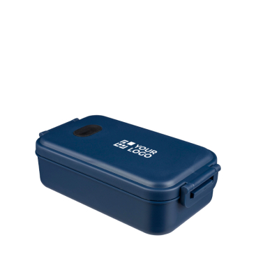 Lunchbox van plastic met kliksluiting 800ml, geschikt voor magnetron