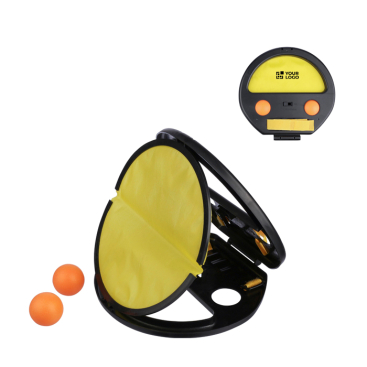 Catchball spel met 2 vangers en 4 ballen