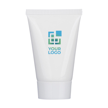 Zonnebrandcrème SPF30 met vanillegeur in witte tube