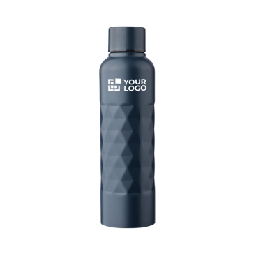 RVS drinkfles met geometrische textuur 800ml