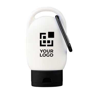 Zonnelotion met karabijnhaak en gekleurde dop SPF30 30 ml