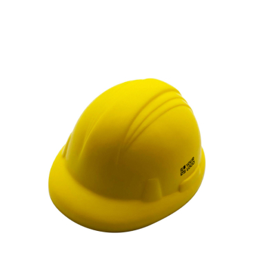 PU stressbal in de vorm van een bouwhelm