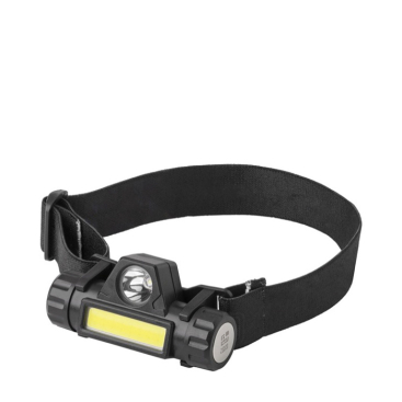 Hoofdlamp met kantelfunctie voor betere zichtbaarheid