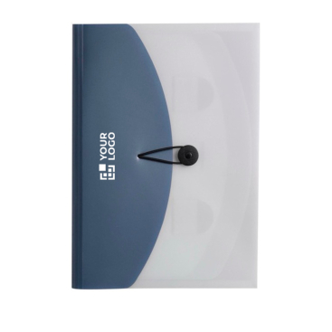 Map van polypropyleen met 4 interne vakken, A4-formaat