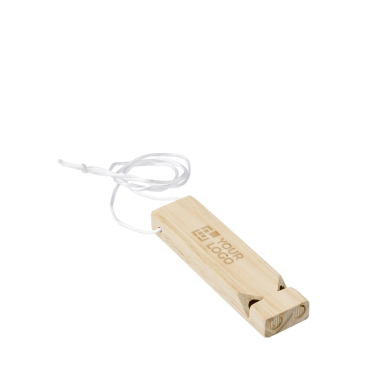 Houten treinfluitje te bedrukken met logo - Chuchu