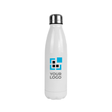 Fles met witte afwerking geschikt voor sublimatie 750ml City Sublim