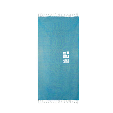 Pareo handdoek van katoen en polyester in één kleur 170 g/m²