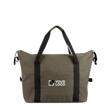 RPET canvas tas, ideaal voor op de trolley 460 g/m²