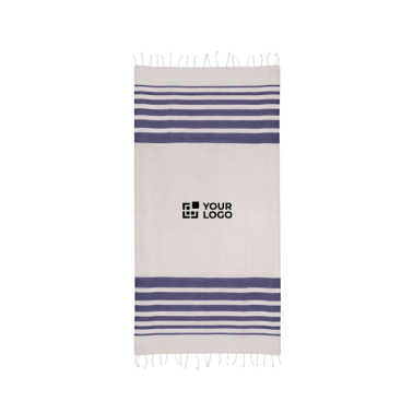 Pareo handdoek van gerecycled katoen en polyester 150 g/m²