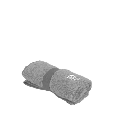 Sporthanddoek van polyester en polyamide met elastiek om op te vouwen
