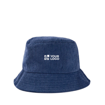 Unisex bobhoed van zachte corduroy om te personaliseren