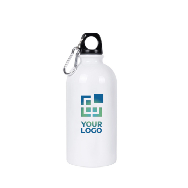 Recycled stalen fles met karabijnhaak voor sublimatie 500ml