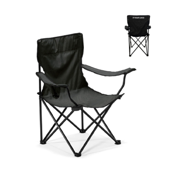 Camping/strandstoel met opdruk