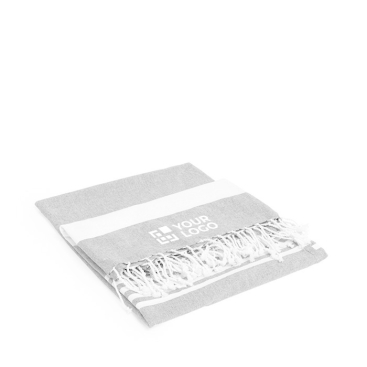 Grote tweekleurige katoenen strandlaken 150x210cm en 140 g/m2 Mat XL