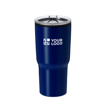 Roestvrijstalen beker met dubbele wand en dispenser, 580 ml