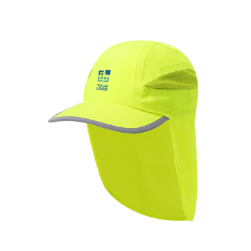 Fluorescerende verstelbare en ademende pet met achterflap