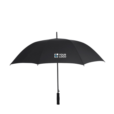 Windbestendige RPET-polyester automatische paraplu met logo, Ø120 cm