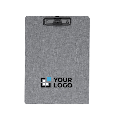 Clipboard van RPET-polyester met klem en pennenhouder, A4