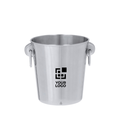 IJsemmer van gerecycled roestvrij staal met twee handvatten, 4L