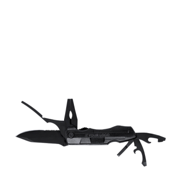 Elegante roestvrijstalen multitool met 10 functies