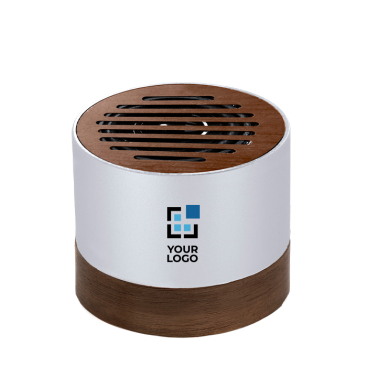 GRS gerecyclede aluminium speaker met walnoothout, 3W