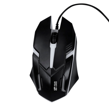 Verlichte USB-muis met LED-licht, ideaal voor gamers