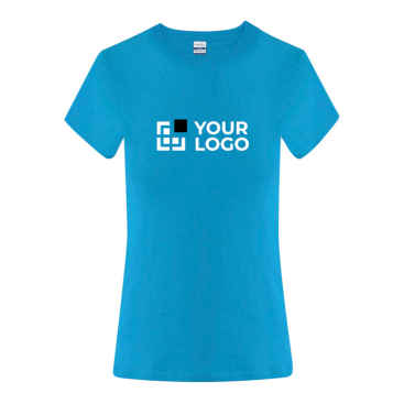 Dames T-shirt van katoen met korte mouwen 150 g/m²