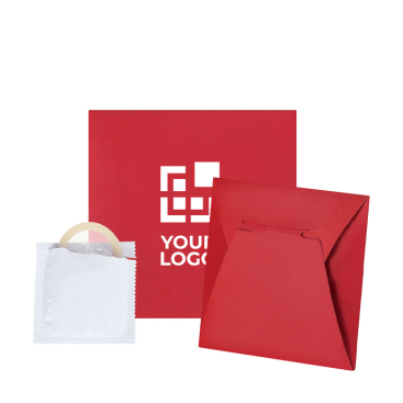 Latex condoom in individueel hoesje voor bedrukking