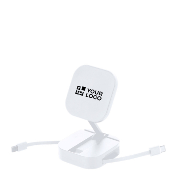 2-in-1 oplaadkabel van kunststof met magnetische standaard