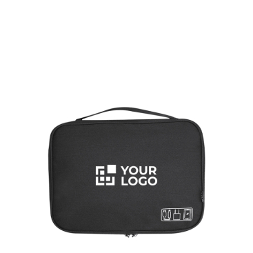 Grote RPET organizer etui met meerdere vakken