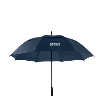 Golfparaplu met bijpassende hoes en glasvezelribben Ø130