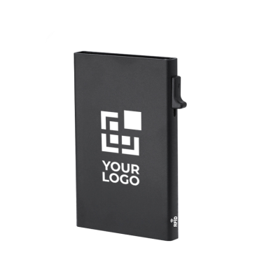 Aluminium kaarthouder met magnetische bevestiging en RFID