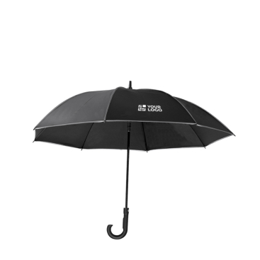 Windbestendige paraplu met reflecterende randen Ø120