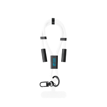 RPET-polsband met oplaadkabel en dataoverdracht 60W