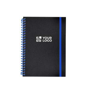 A5-ringband met gelinieerde pagina’s en elastische sluiting