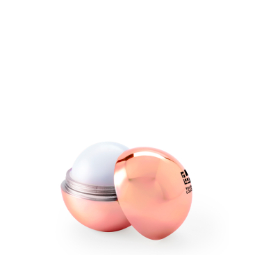 Lippenbalsem in bolvorm met glanzende kleuren en SPF15