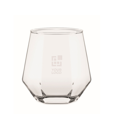 Kort glas met geometrische vorm, speciaal voor likeuren 300 ml
