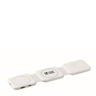 Magnetische laadbasis van ABS met geïntegreerde USB-hubs 15 W